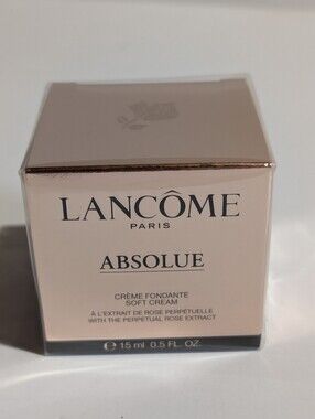 Lancome Absolue Soft Cream with Perpetual Rose Extract 15ml/0.5 Oz New Sealed